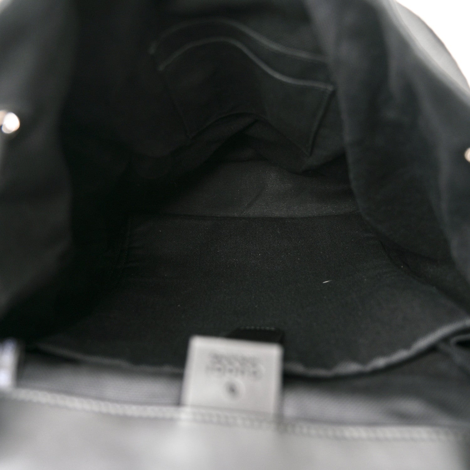 Gucci Soft GG Supreme Monogram Appia Calfskin Web Double Buckle Backpack Black 5 of 10