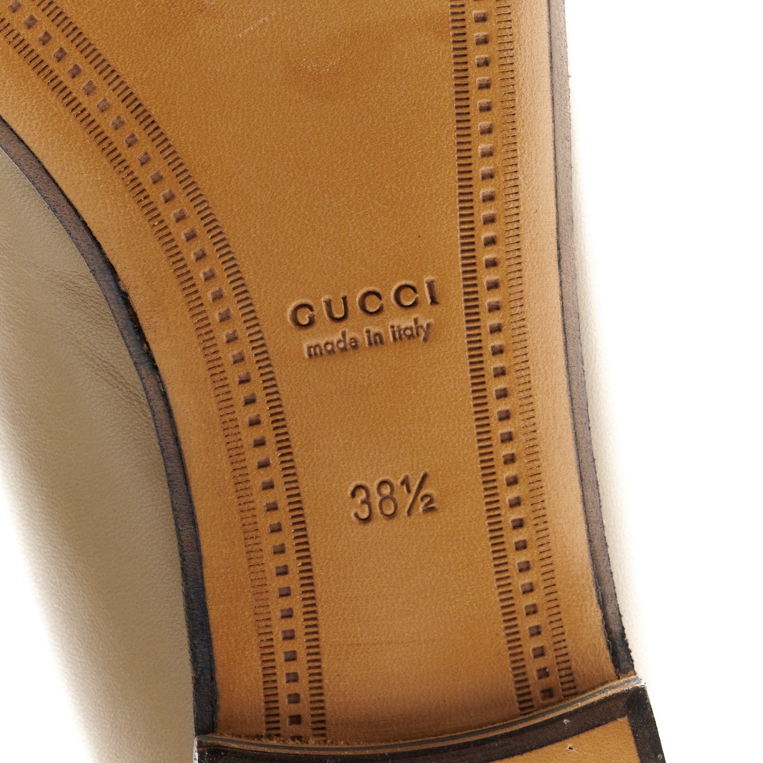 Gucci Lambskin Womens Brixton Horsebit Loafers 38.5 Mud 16 of 20
