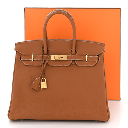 Hermes Togo Birkin 35 Gold 11 of 11