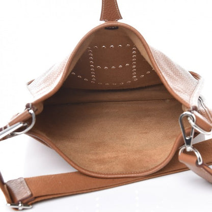 Hermes Taurillon Clemence Evelyne III PM Gold 5 of 9