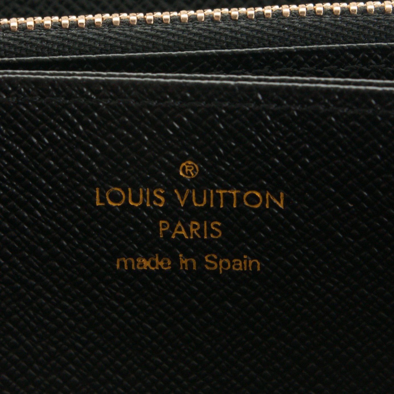 Louis Vuitton Epi Damier Race Zippy Wallet Black Yellow 6 of 7