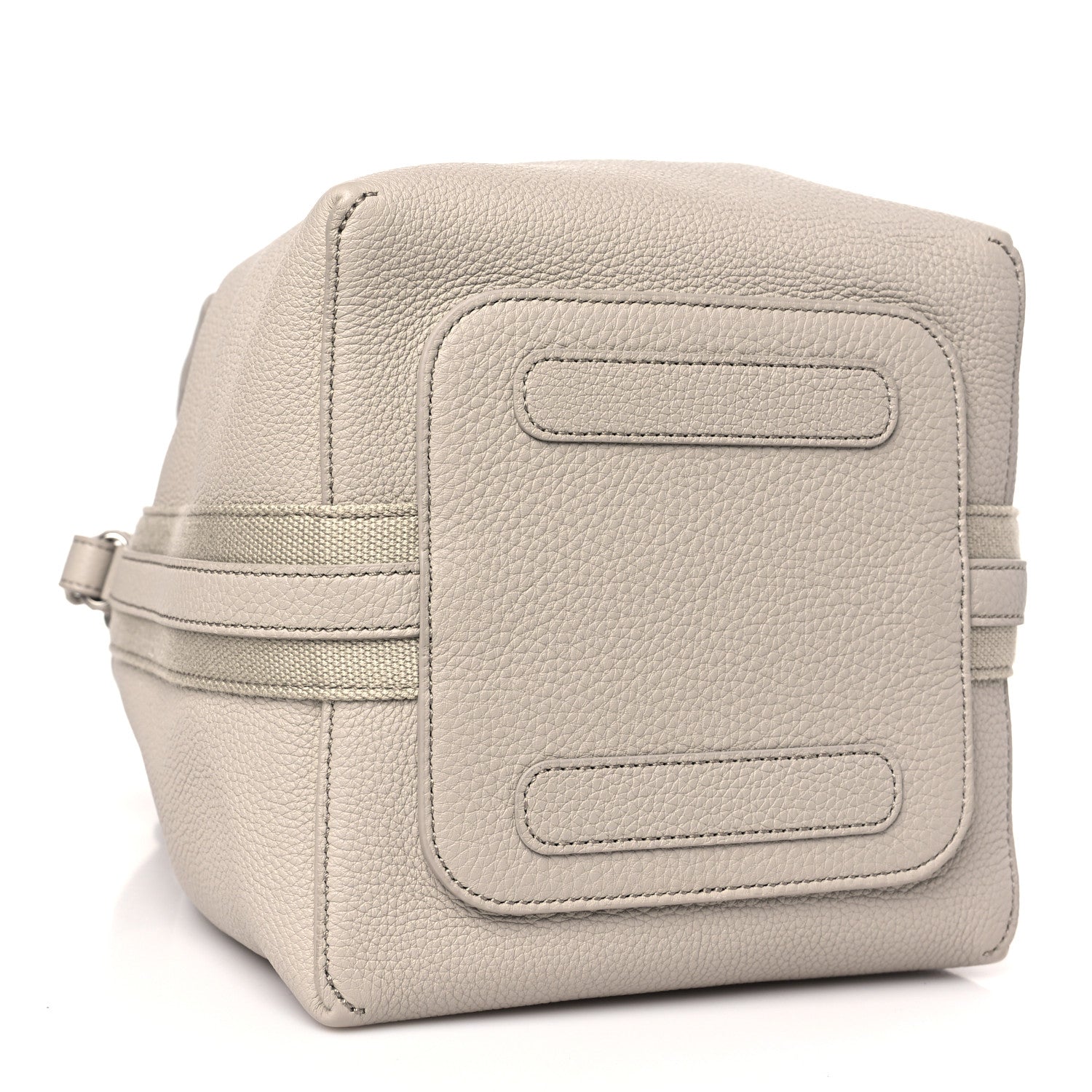 Loro Piana Grained Calfskin Small Bale Bag Dust Stone 5 of 9