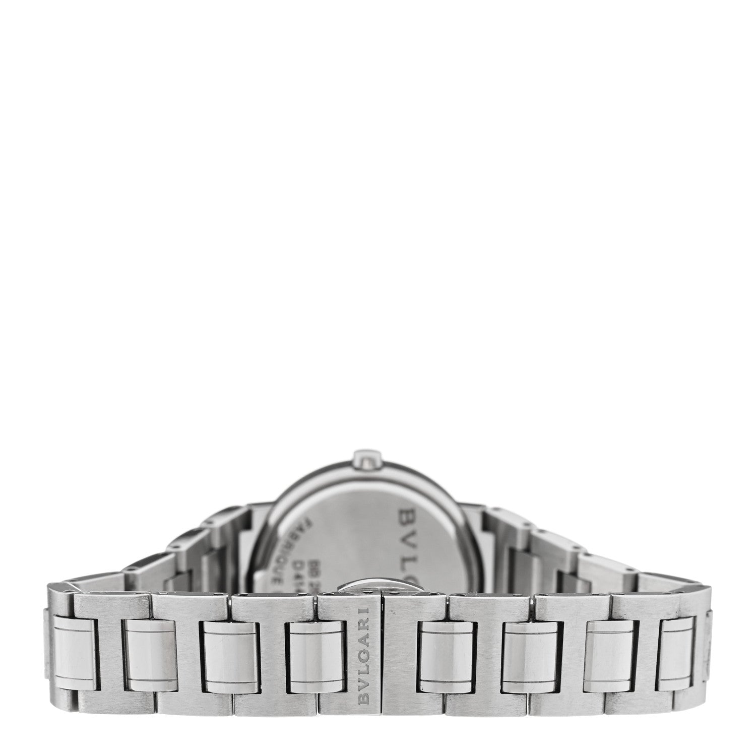 Bulgari Stainless Steel Diamond 26mm Quartz Watch Black 3 of 5
