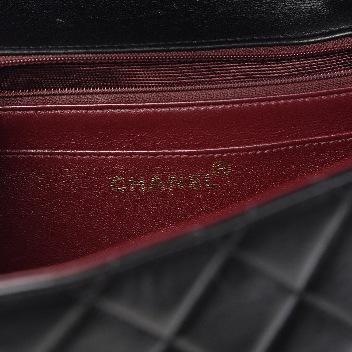 Chanel Lambskin Quilted Jumbo Single Flap Black 6 of 17