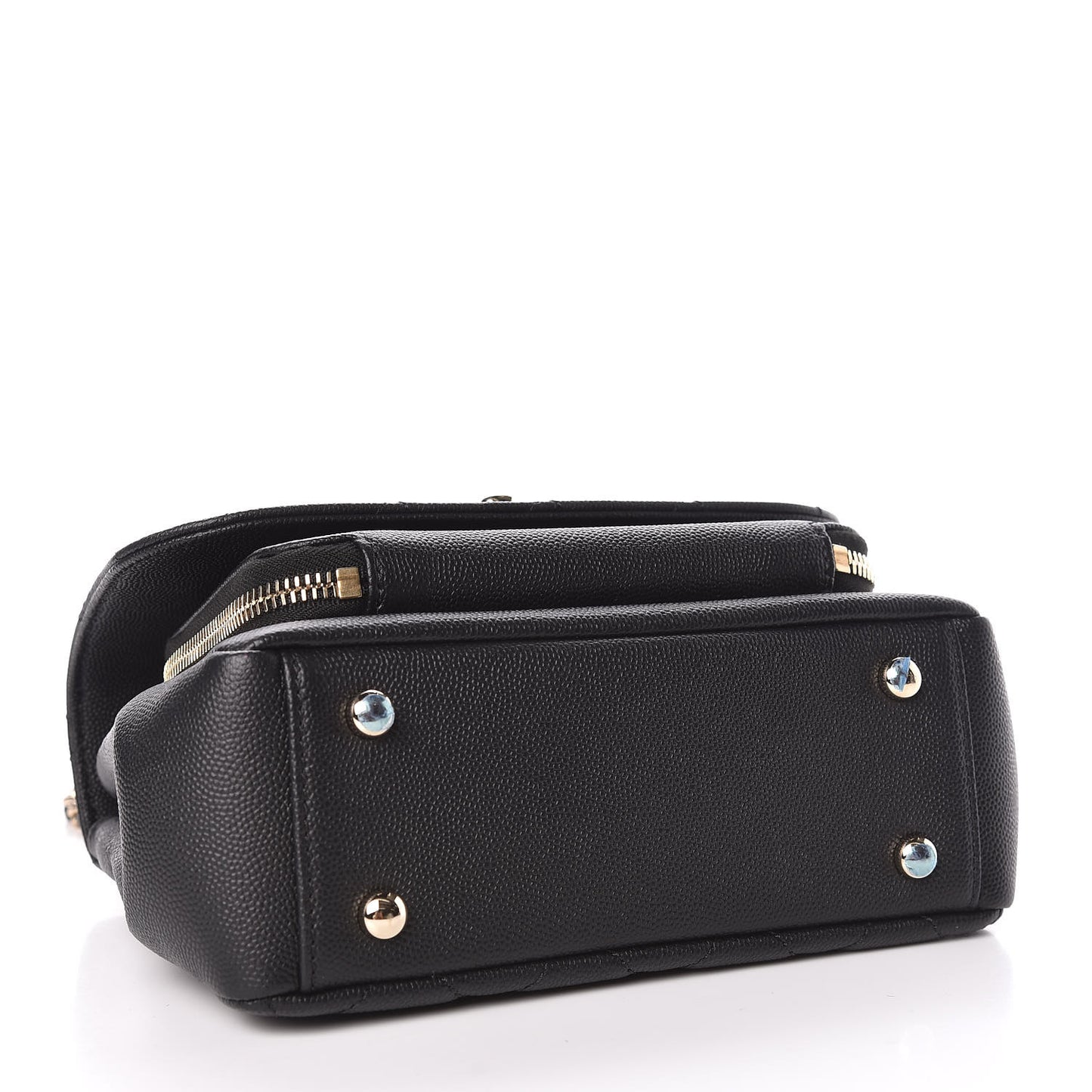Caviar Quilted Small Business Affinity Flap Black