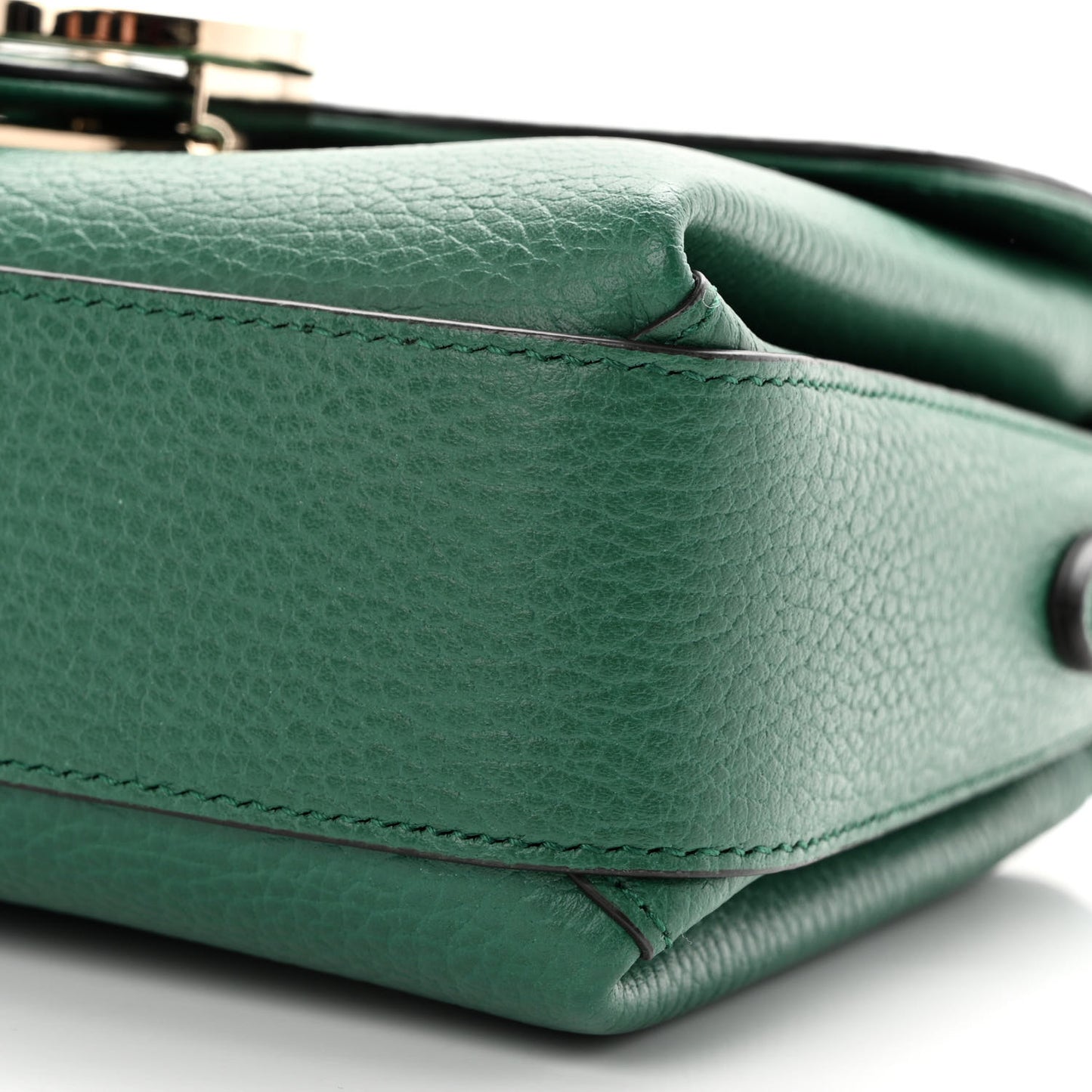 Dollar Calfskin Interlocking G Crossbody Bag Emerald
