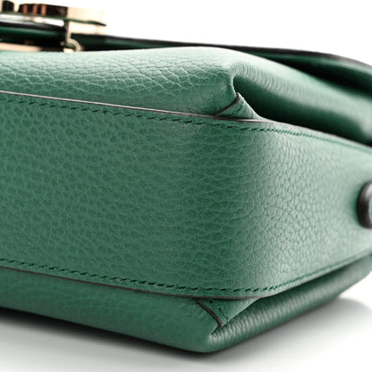 Gucci Dollar Calfskin Interlocking G Crossbody Bag Emerald 10 of 11