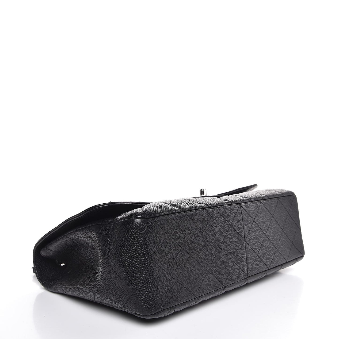 Caviar Quilted Jumbo Single Flap Black