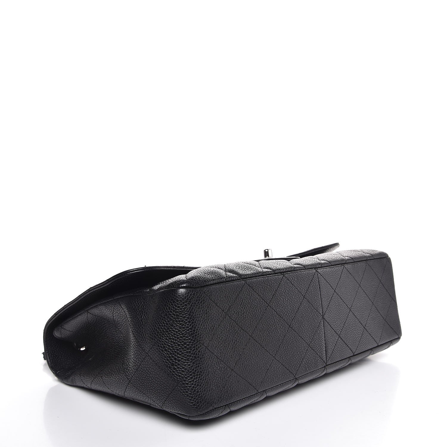 Chanel Caviar Quilted Jumbo Single Flap Black 5 of 8