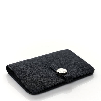 Hermes Togo Dogon Compact Wallet Black 4 of 8