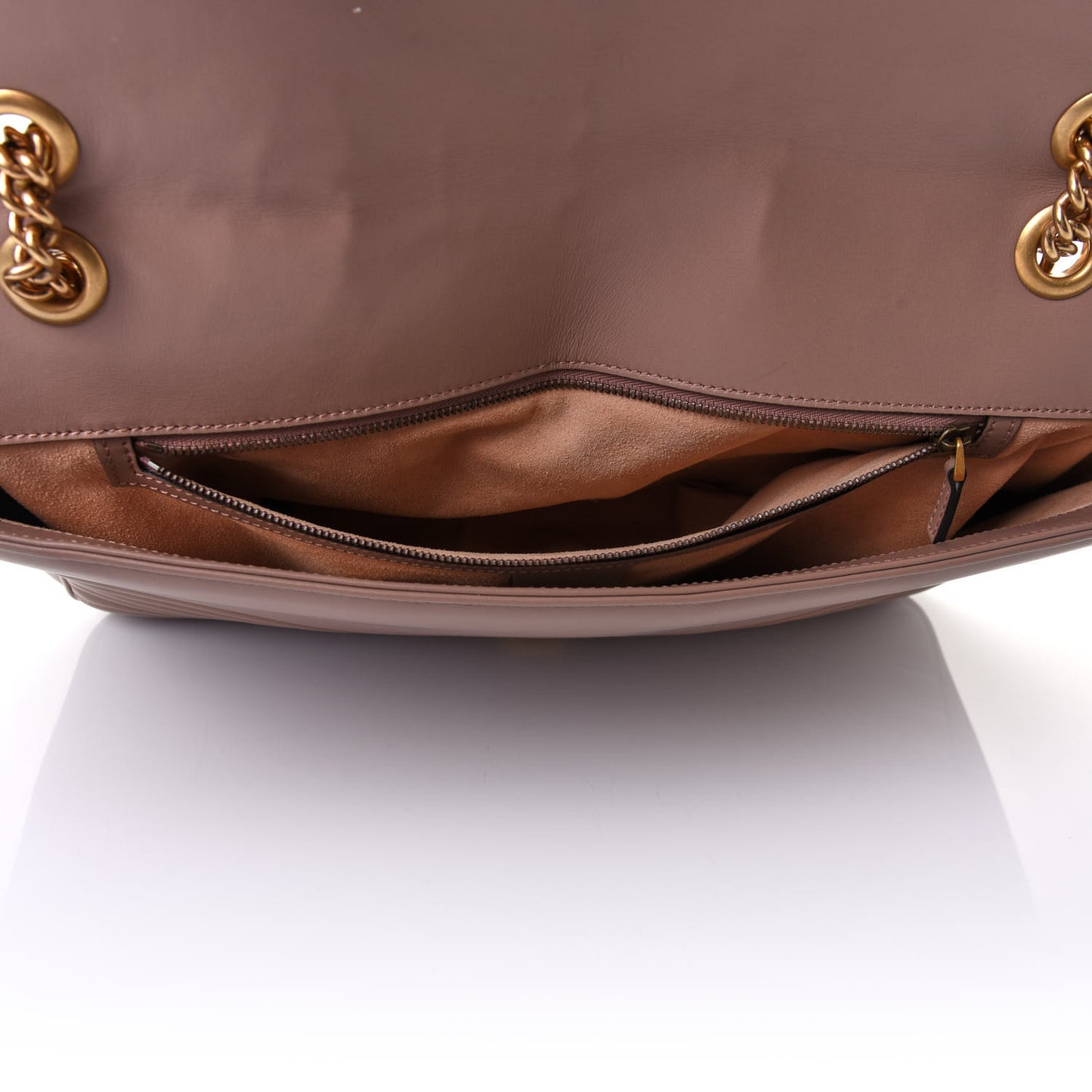Calfskin Matelasse Large GG Marmont Shoulder Bag Porcelain Rose