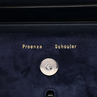 Proenza Schouler Suede Calfskin Mini PS11 Classic Shoulder Bag Dark Navy 6 of 11