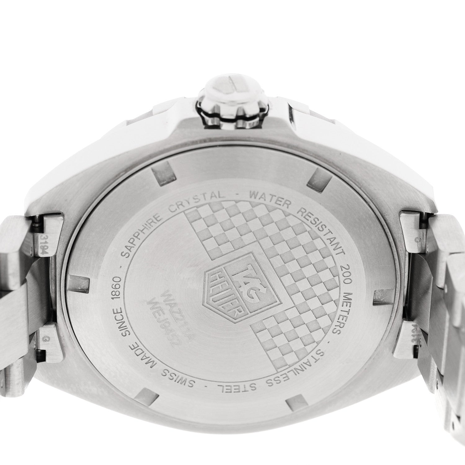 Tag Heuer Stainless Steel 41mm Formula 1 Calibre 7 Automatic Watch Black WAZ211A 4 of 5