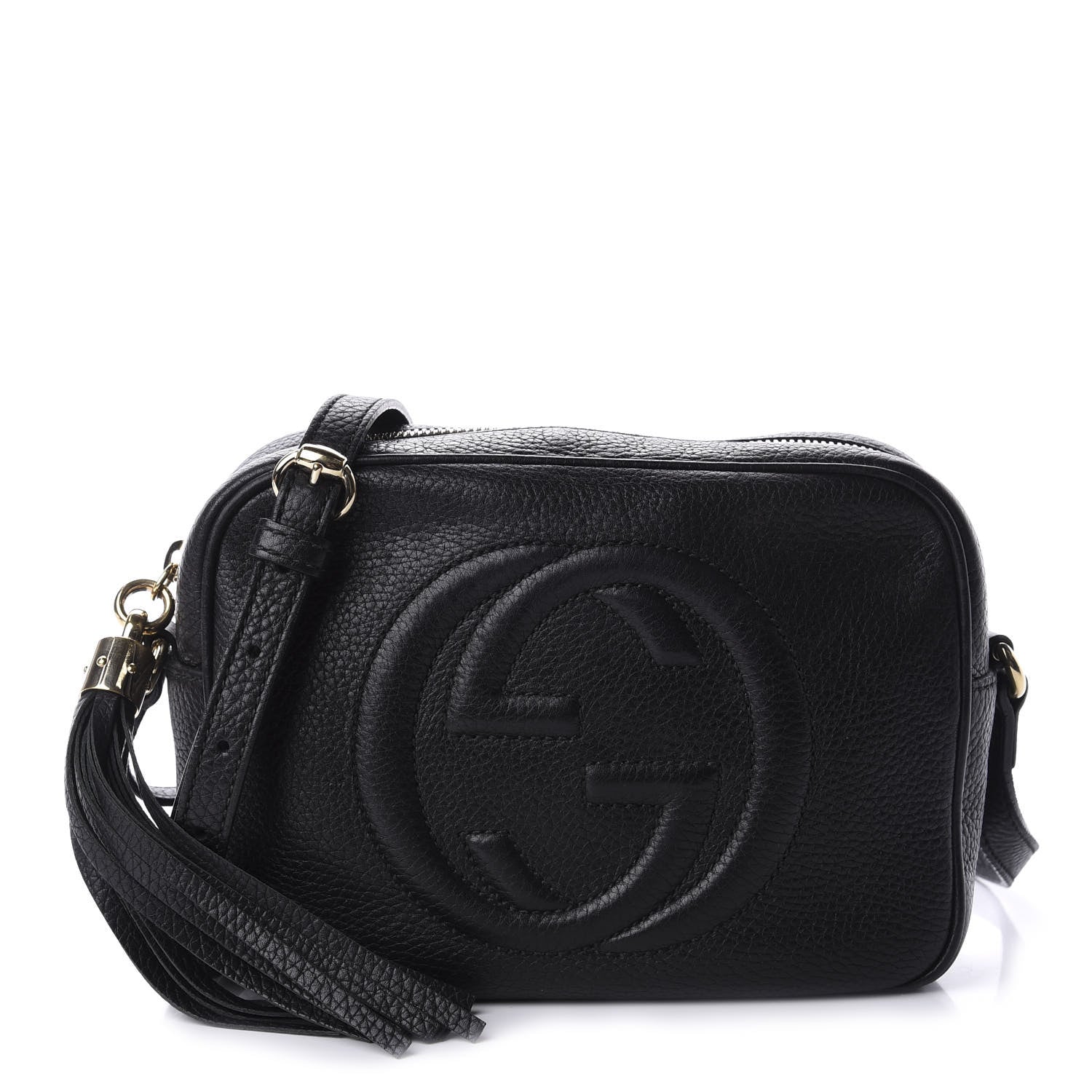 Gucci Pebbled Calfskin Small Soho Disco Bag Black 1 of 10