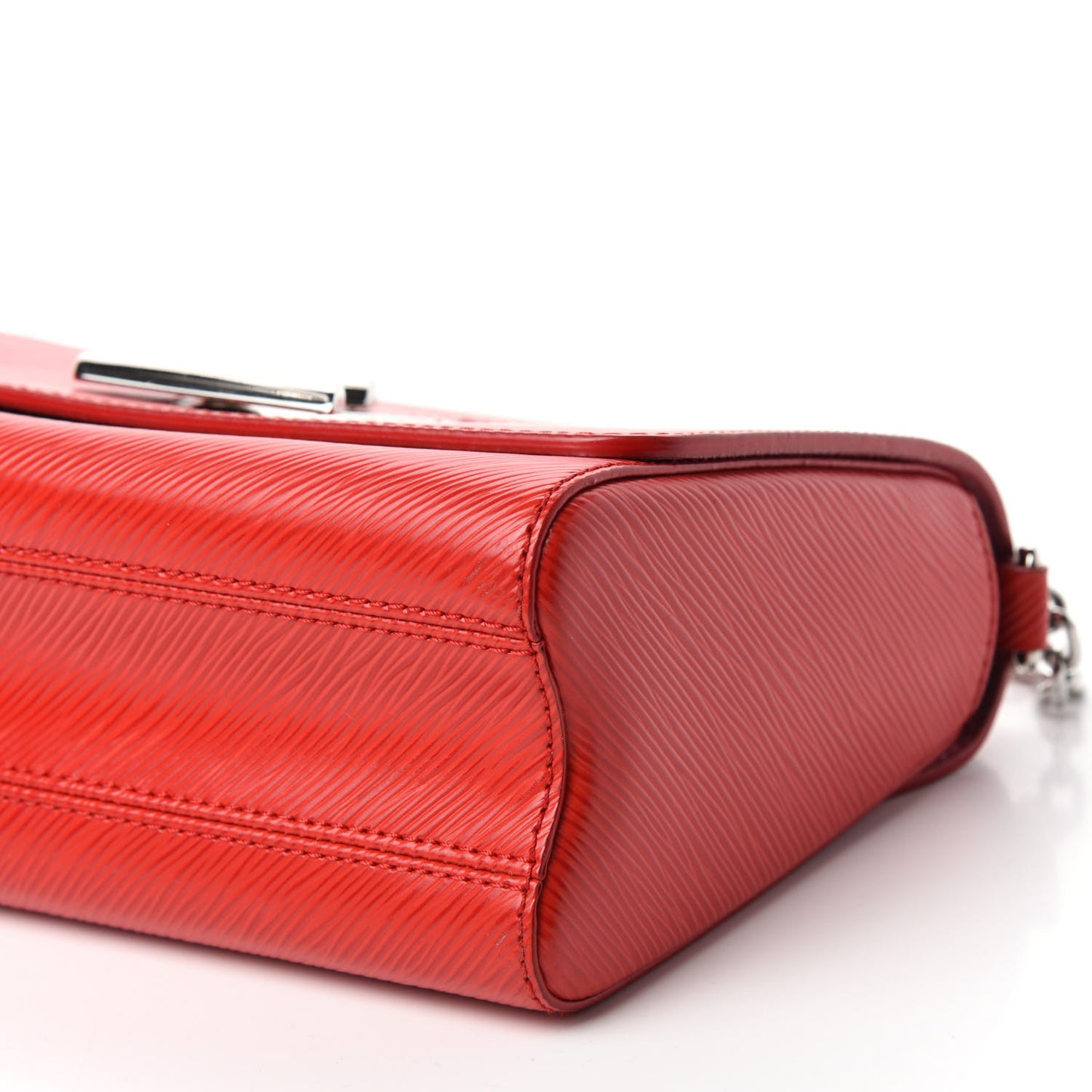 Epi Twist Shoulder Bag MM Coquelicot