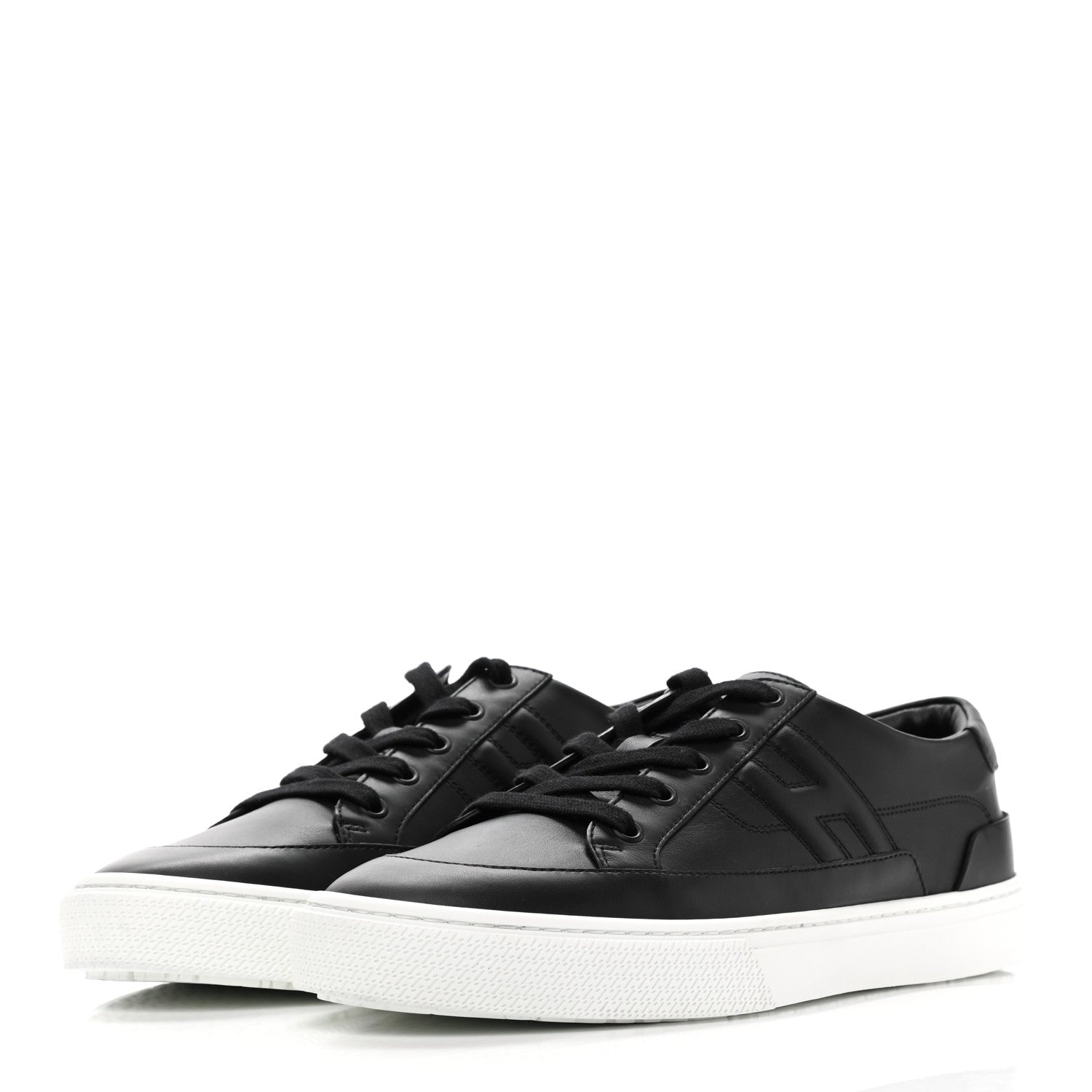 Hermes Calfskin Deep Sneakers 41 Black 3 of 9