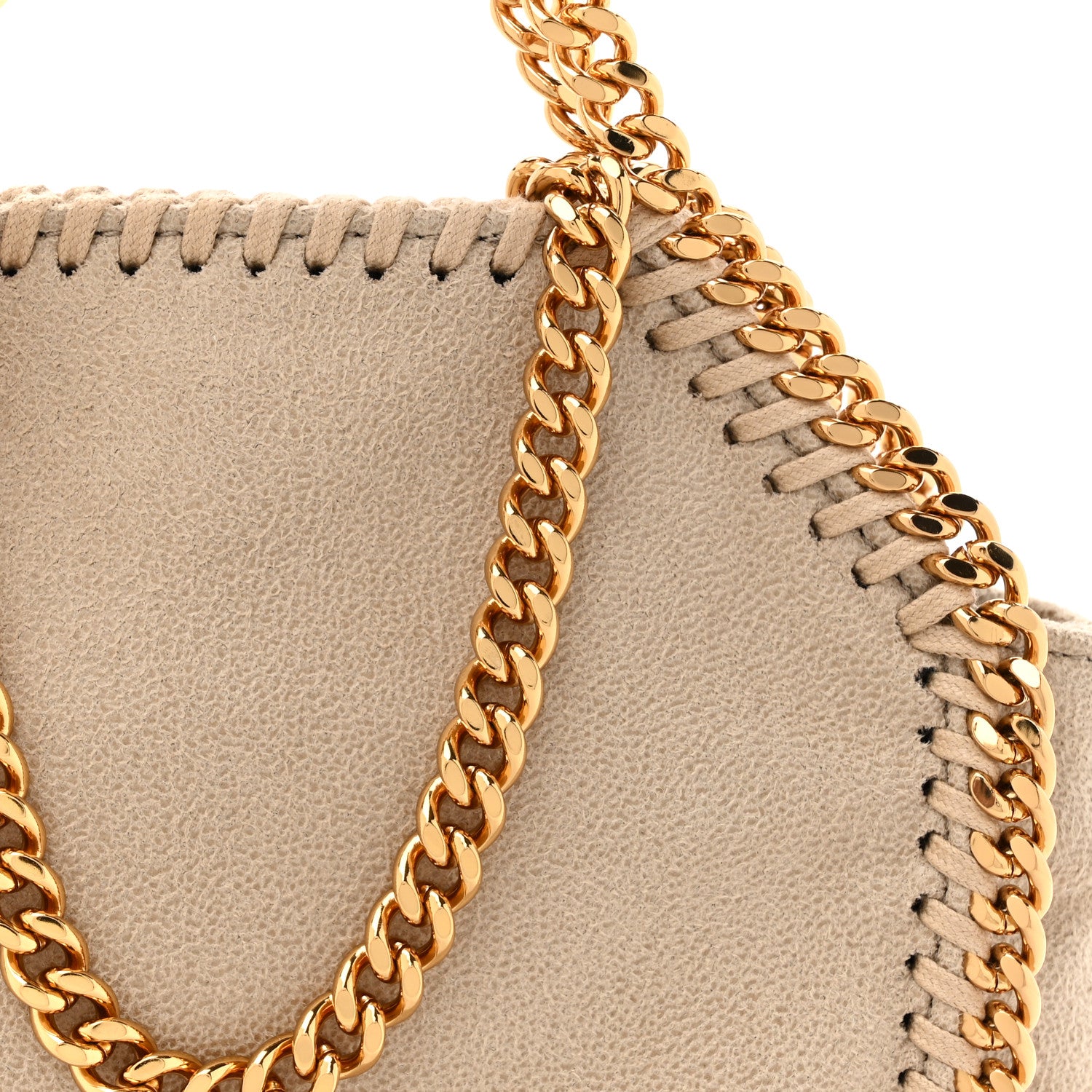 Stella McCartney Shaggy Deer Tiny Falabella Tote Cream 7 of 9