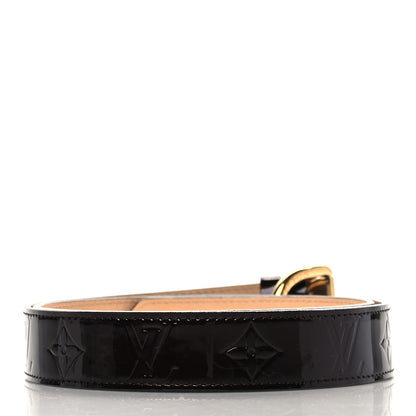 Louis Vuitton Vernis Ceinture 30mm Belt 90 36 Amarante 3 of 8