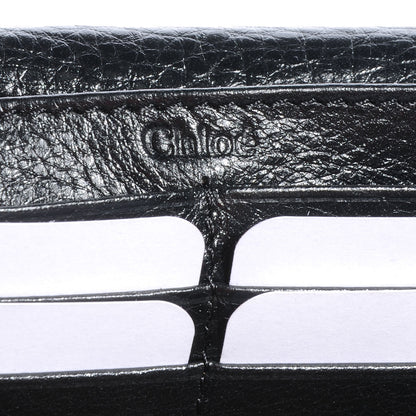 Chloe Leather Lily Continental Wallet Black 6 of 10