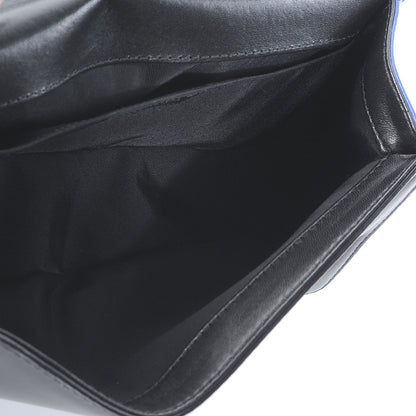 Chanel Lambskin Quilted Medium Boy Flap Black Blue Fonce 6 of 8