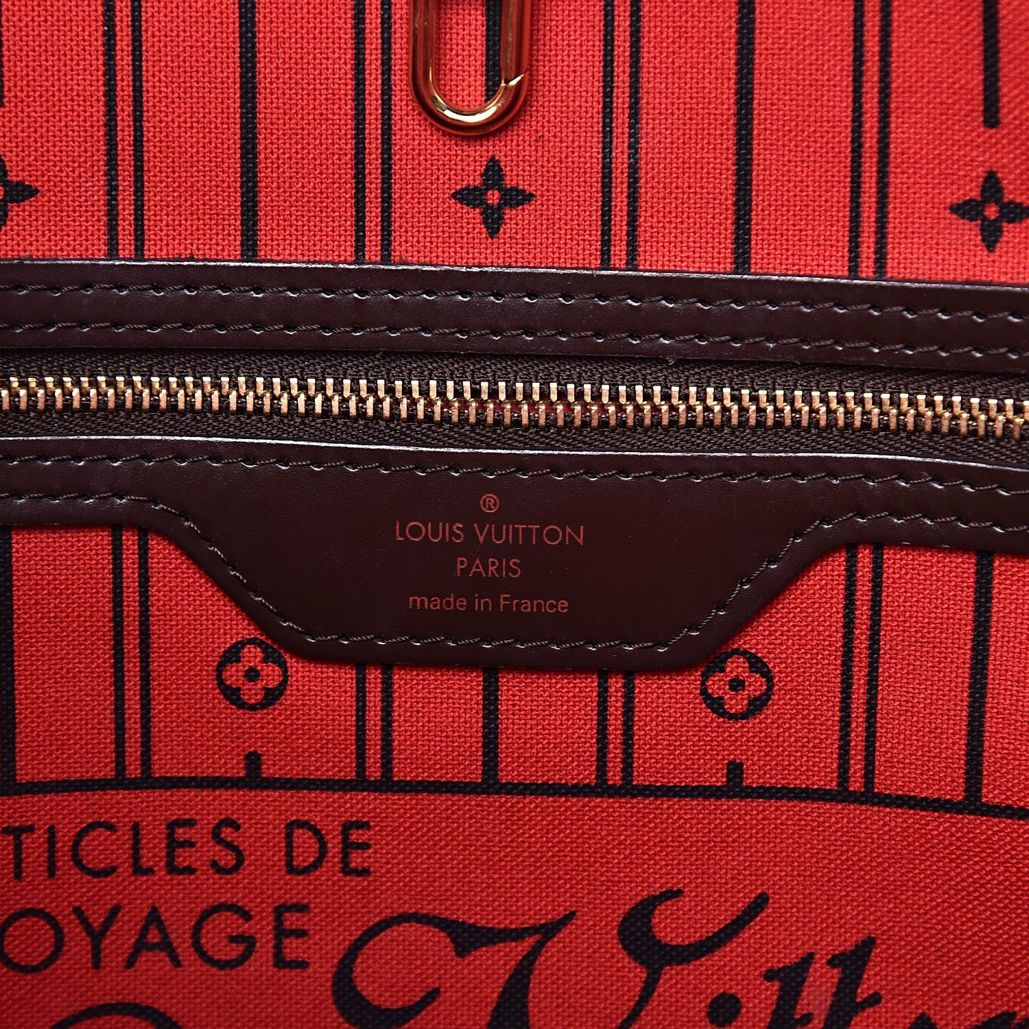 Louis Vuitton Damier Ebene Neverfull MM 6 of 11