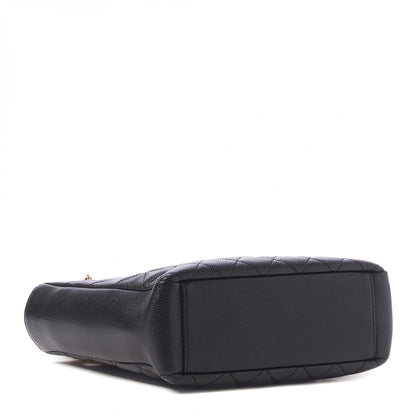 Chanel Caviar Quilted Petit Shopping Tote PST Black 4 of 9