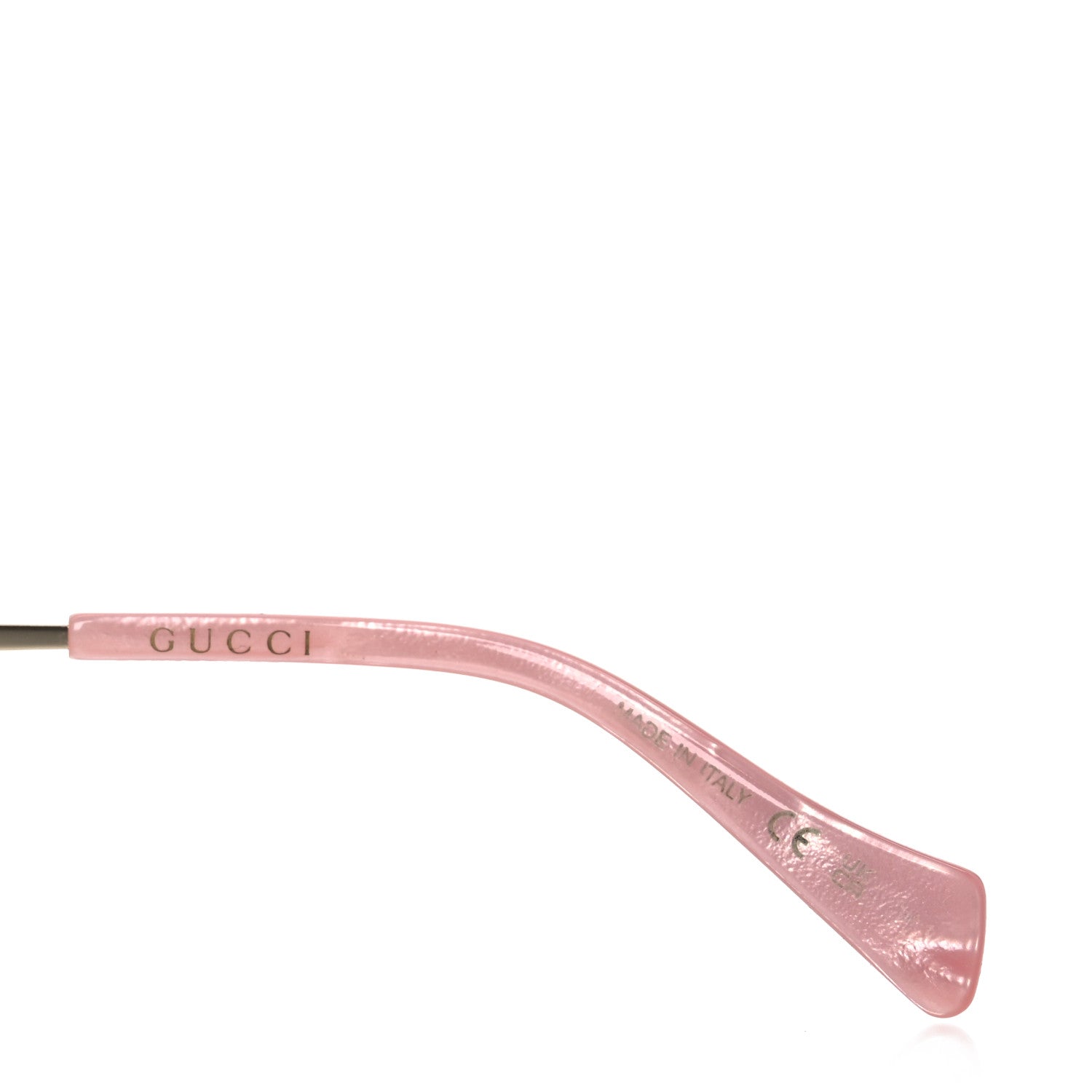 Gucci Metal Oversized Square Frame Sunglasses GG1005S Gold Green 6 of 8