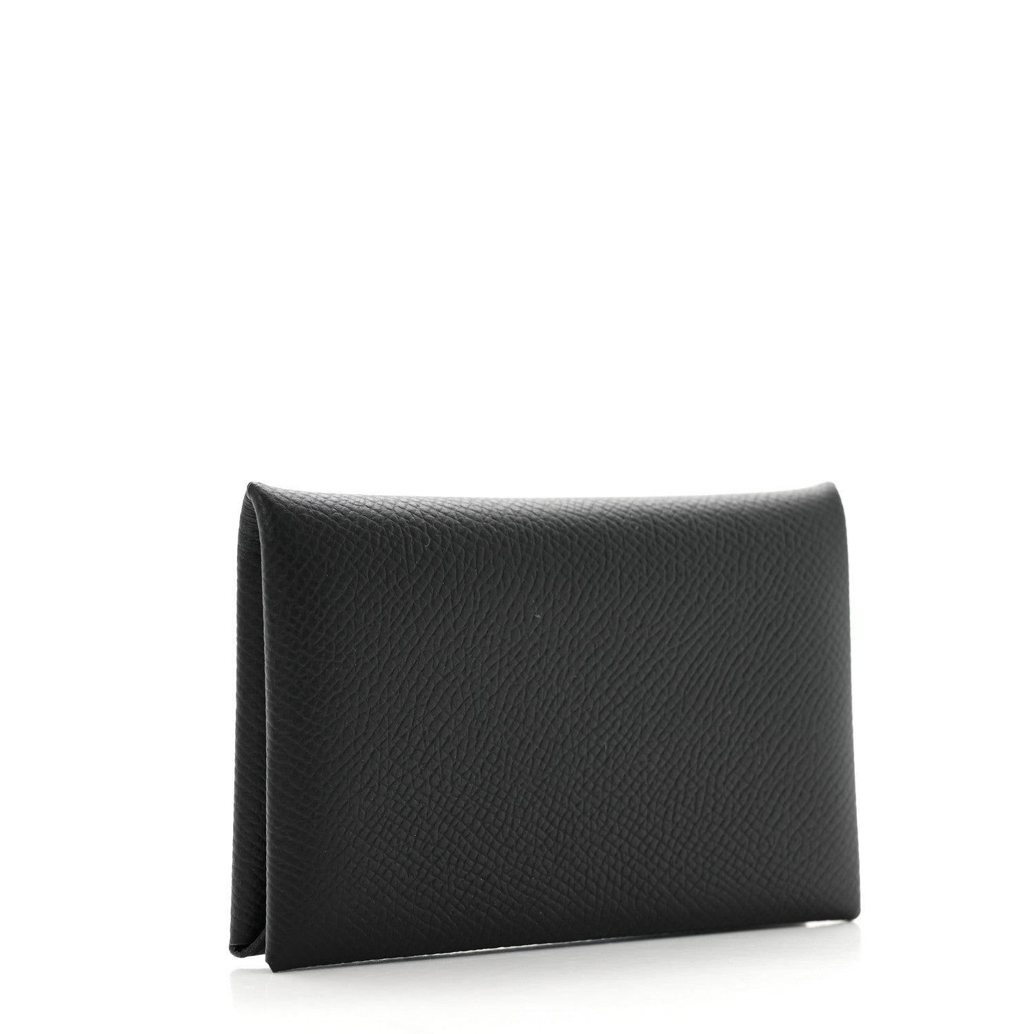Hermes Epsom Calvi Card Case Black 3 of 8