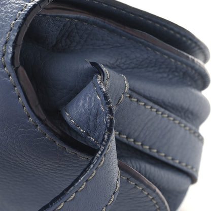 Chloe Calfskin Small Marcie Round Crossbody Bag Royal Navy 12 of 12