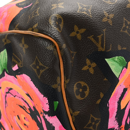 Louis Vuitton Monogram Roses Keepall 50 8 of 11