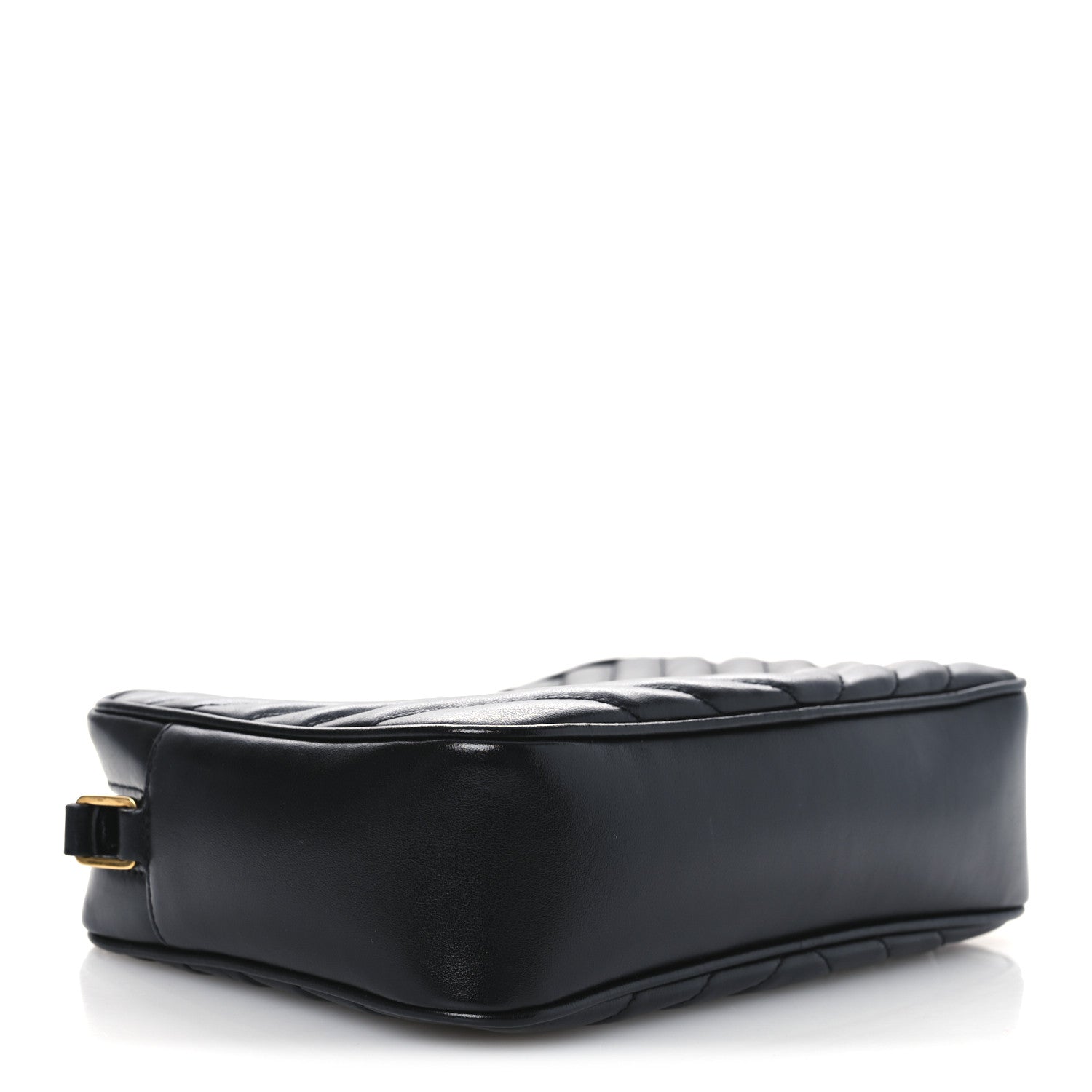 Saint Laurent Calfskin Matelasse Monogram Lou Camera Bag Black 4 of 10