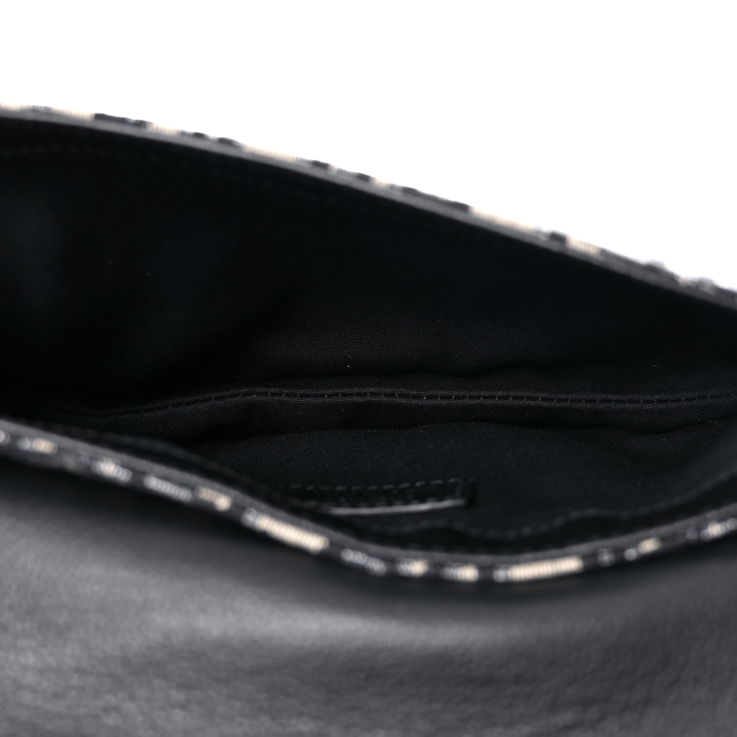 Christian Dior Oblique Saddle Messenger Pouch Beige Black 6 of 10