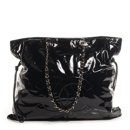 Chanel Patent Bonbons Shopper Tote Black 1 of 7