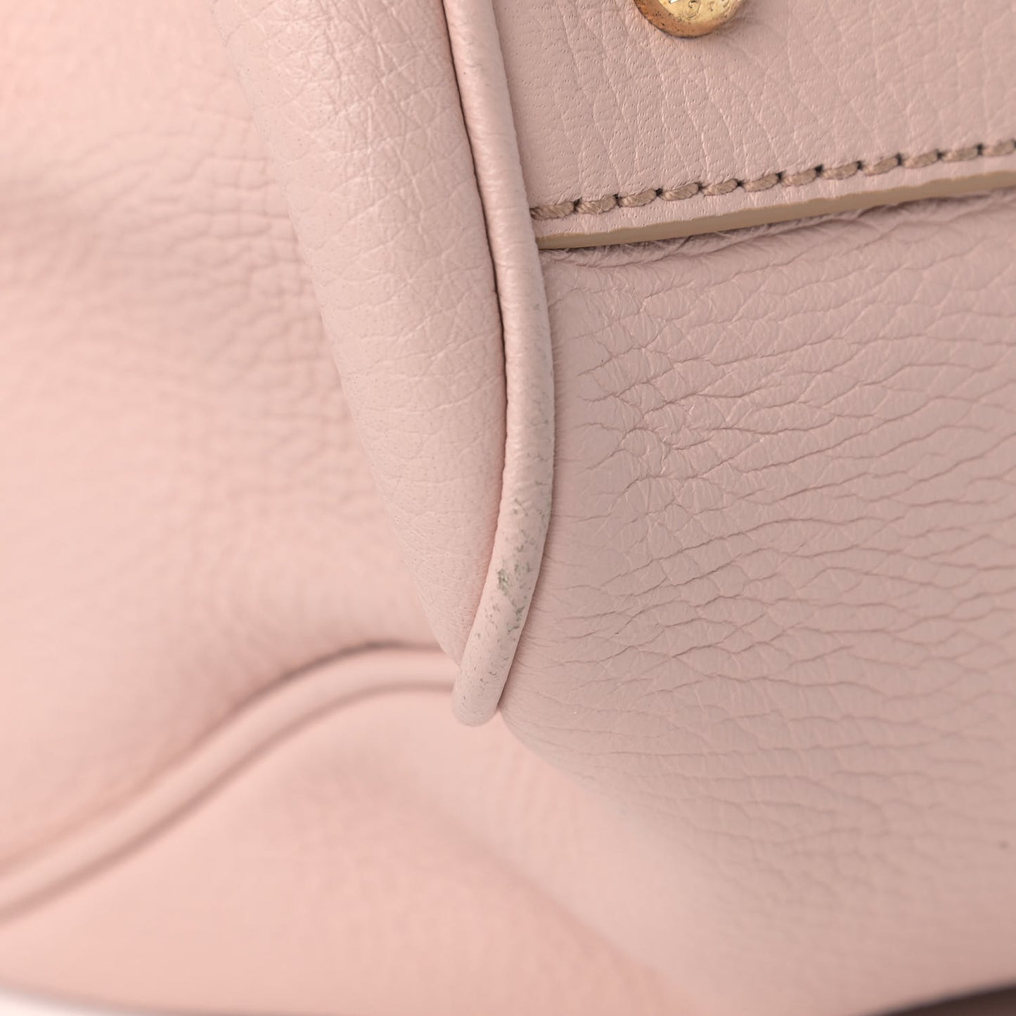 Grained Deerskin Extra Large Miss Sicily Satchel Light Pink
