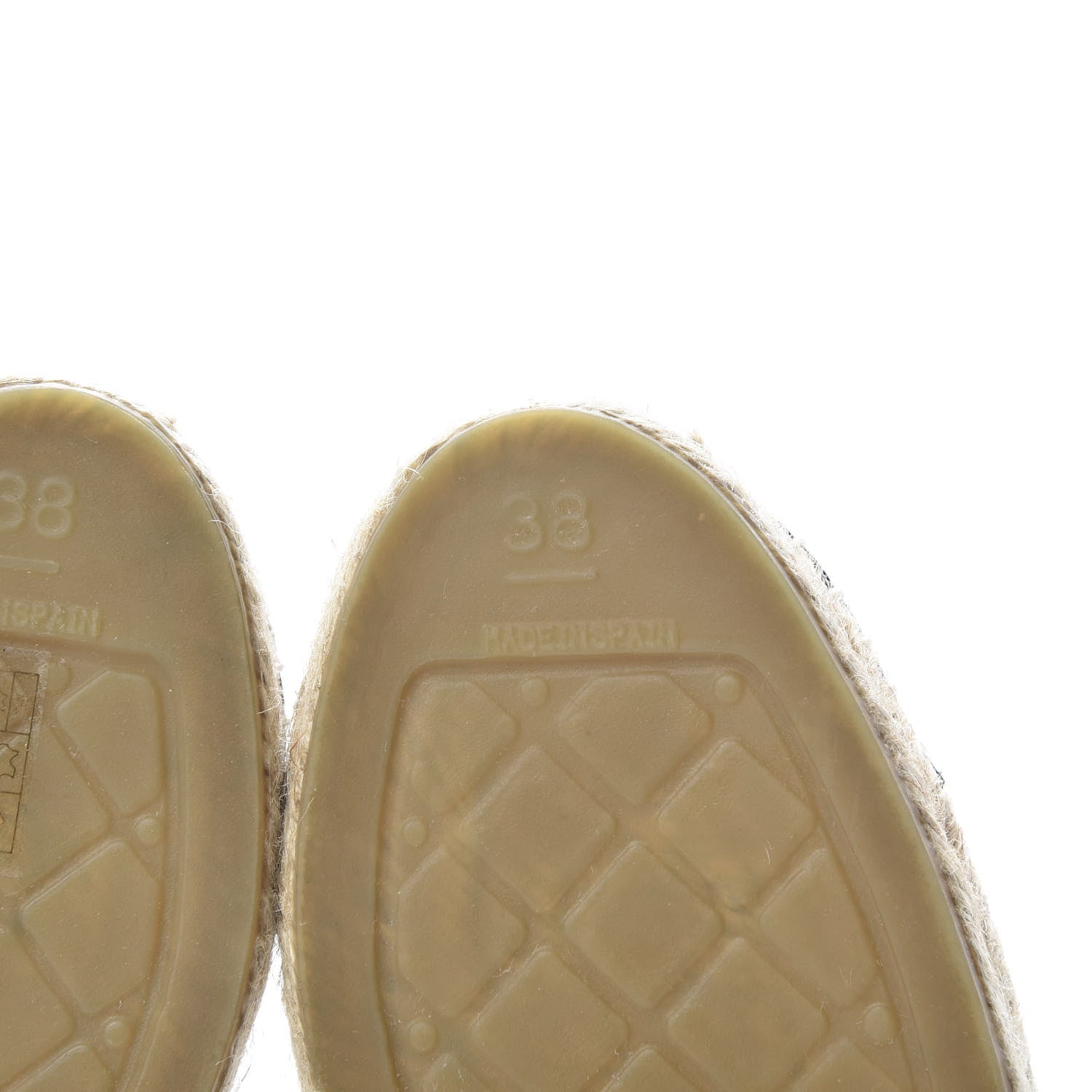 Chanel Tweed Patent CC Espadrilles 38 Pink Black 6 of 10