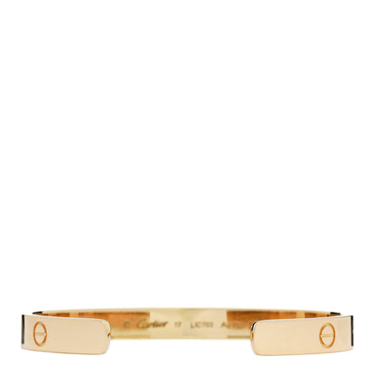 Cartier 18K Yellow Gold LOVE Cuff Bracelet 17 2 of 4