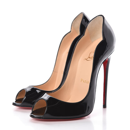 Christian Louboutin Patent Hot Chick 130 Pumps 36.5 Black 3 of 8