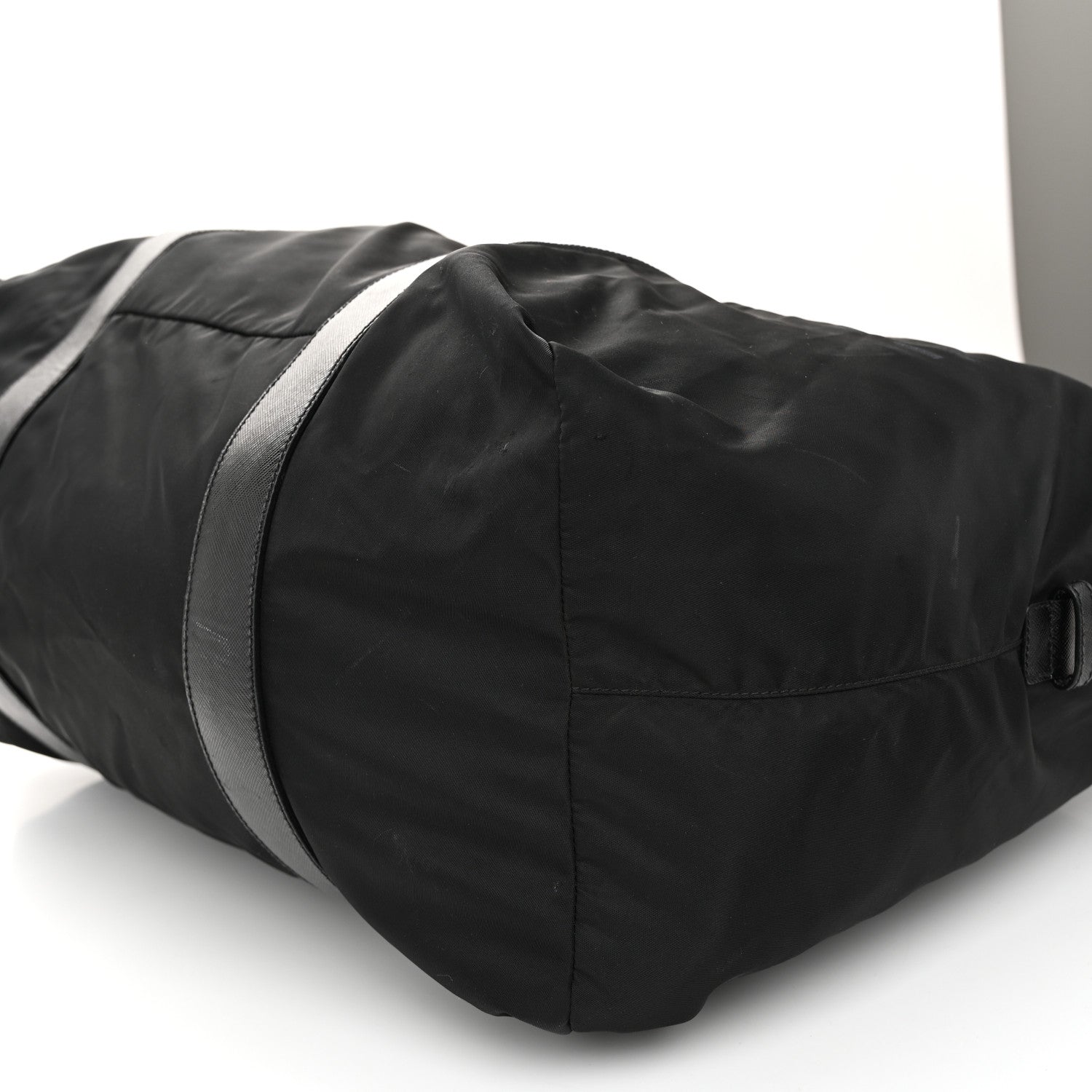 Prada Tessuto Nylon Saffiano Carry On Travel Bag Black 11 of 13