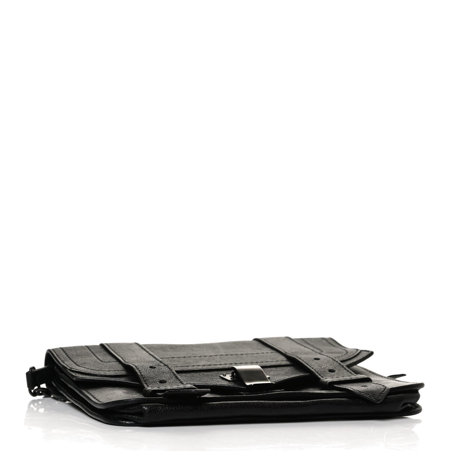 Proenza Schouler Lambskin PS1 Large Chain Wallet Black 4 of 9