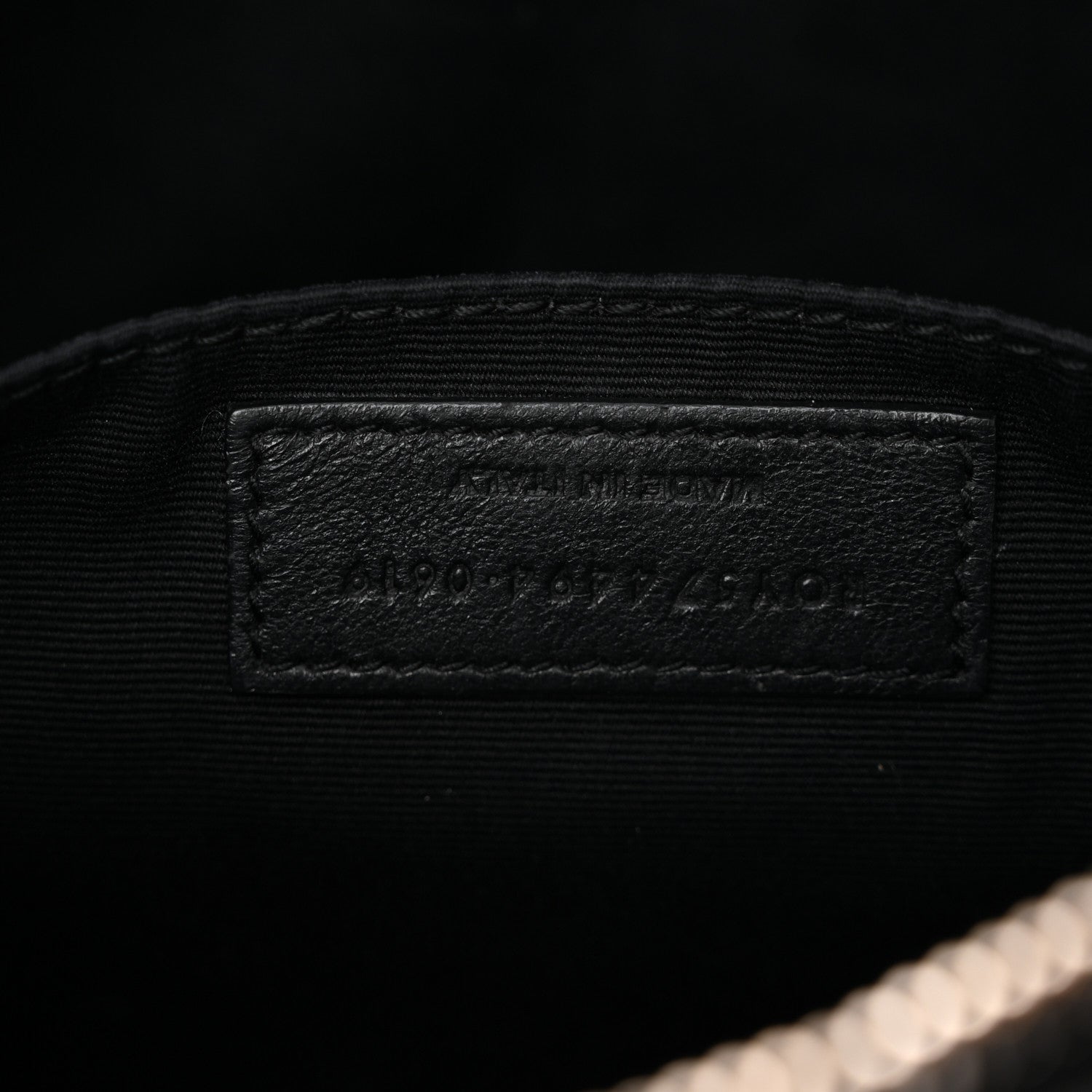 Saint Laurent Calfskin Matelasse Monogram Lou Camera Bag Black 7 of 15