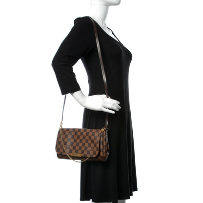 Louis Vuitton Damier Ebene Favorite MM 2 of 10