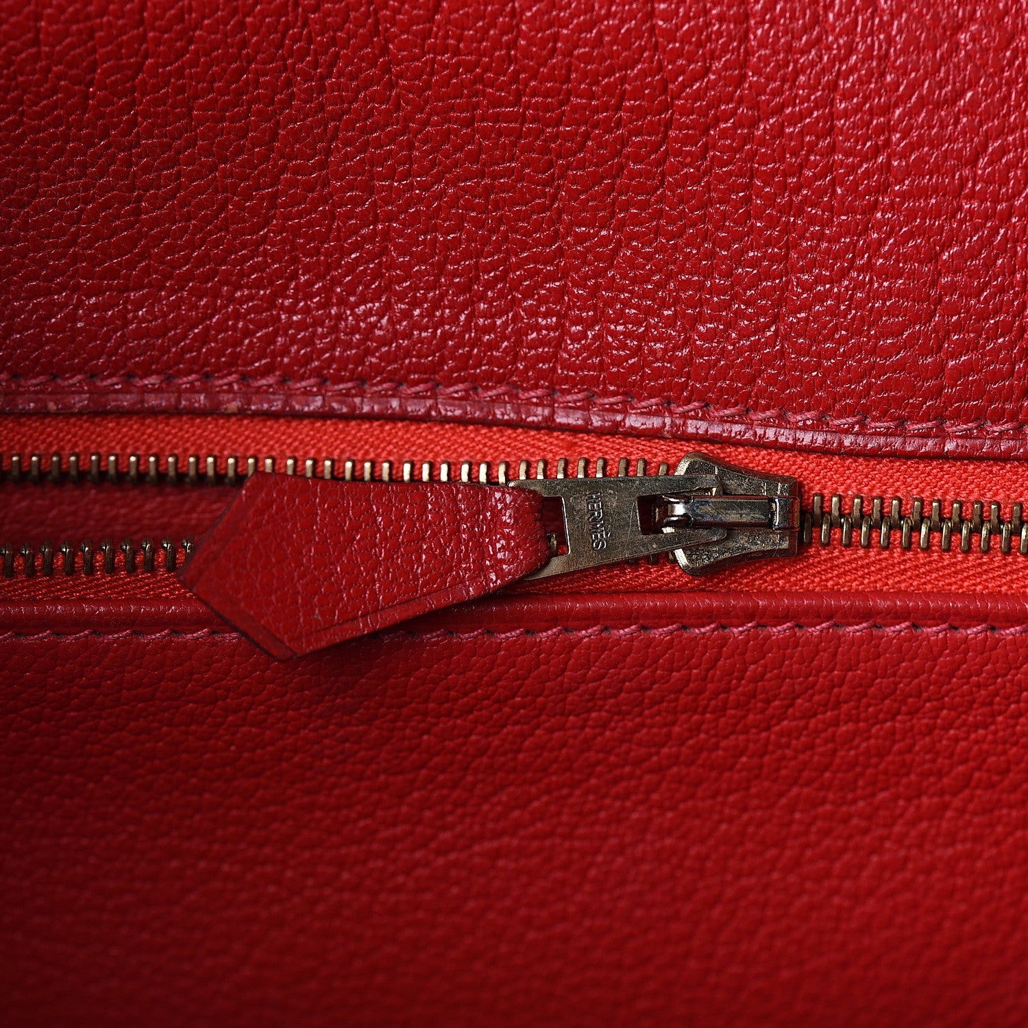 Hermes Chevre De Coromandel Kelly Retourne 35 Rouge Vif 10 of 32