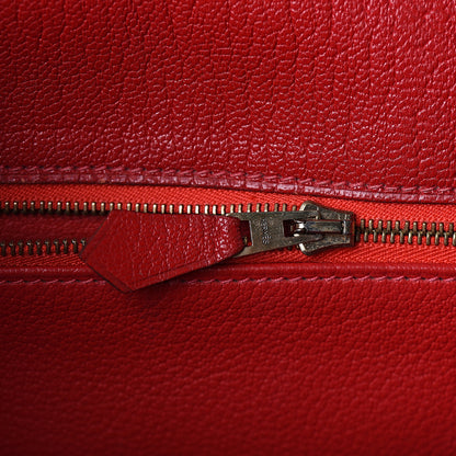 Hermes Chevre De Coromandel Kelly Retourne 35 Rouge Vif 10 of 32