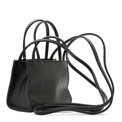 Telfar Vegan Leather Small Shopping Bag Black 3 of 9
