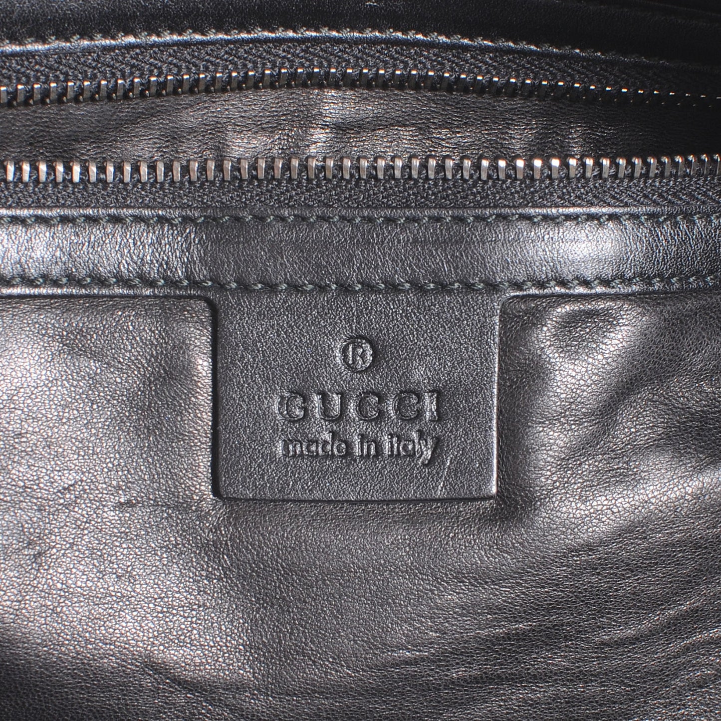 Python Metal Studs Clutch Metallic Blue