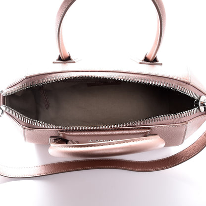 Givenchy Metallic Sugar Goatskin Small Antigona Light Pink 6 of 8