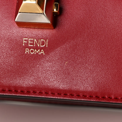 Fendi Vitello Liberty FF 1974 Embossed Kan I Shoulder Bag Fragola 13 of 15