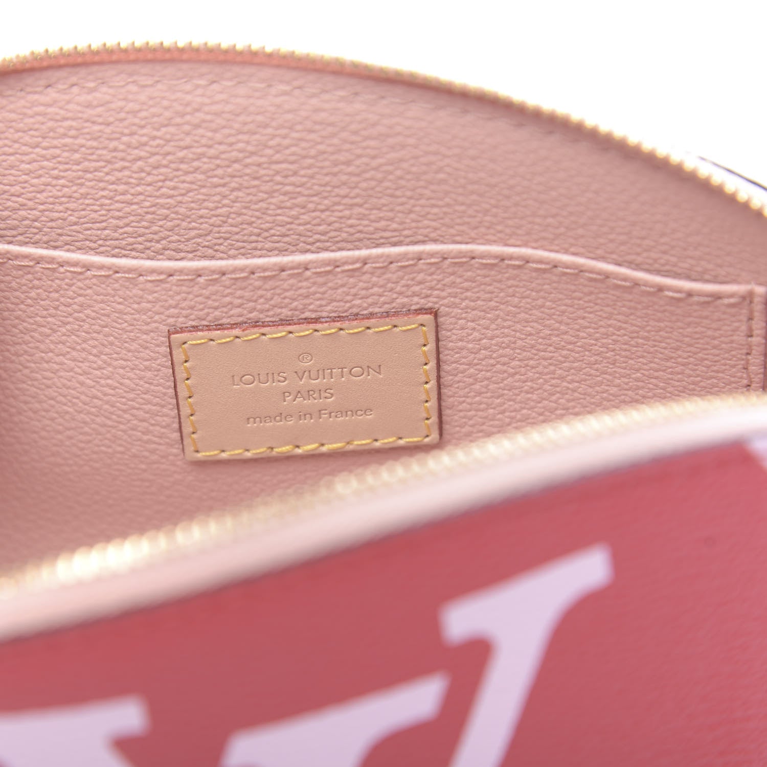 Louis Vuitton Monogram Giant Cosmetic Pouch Rouge 6 of 6
