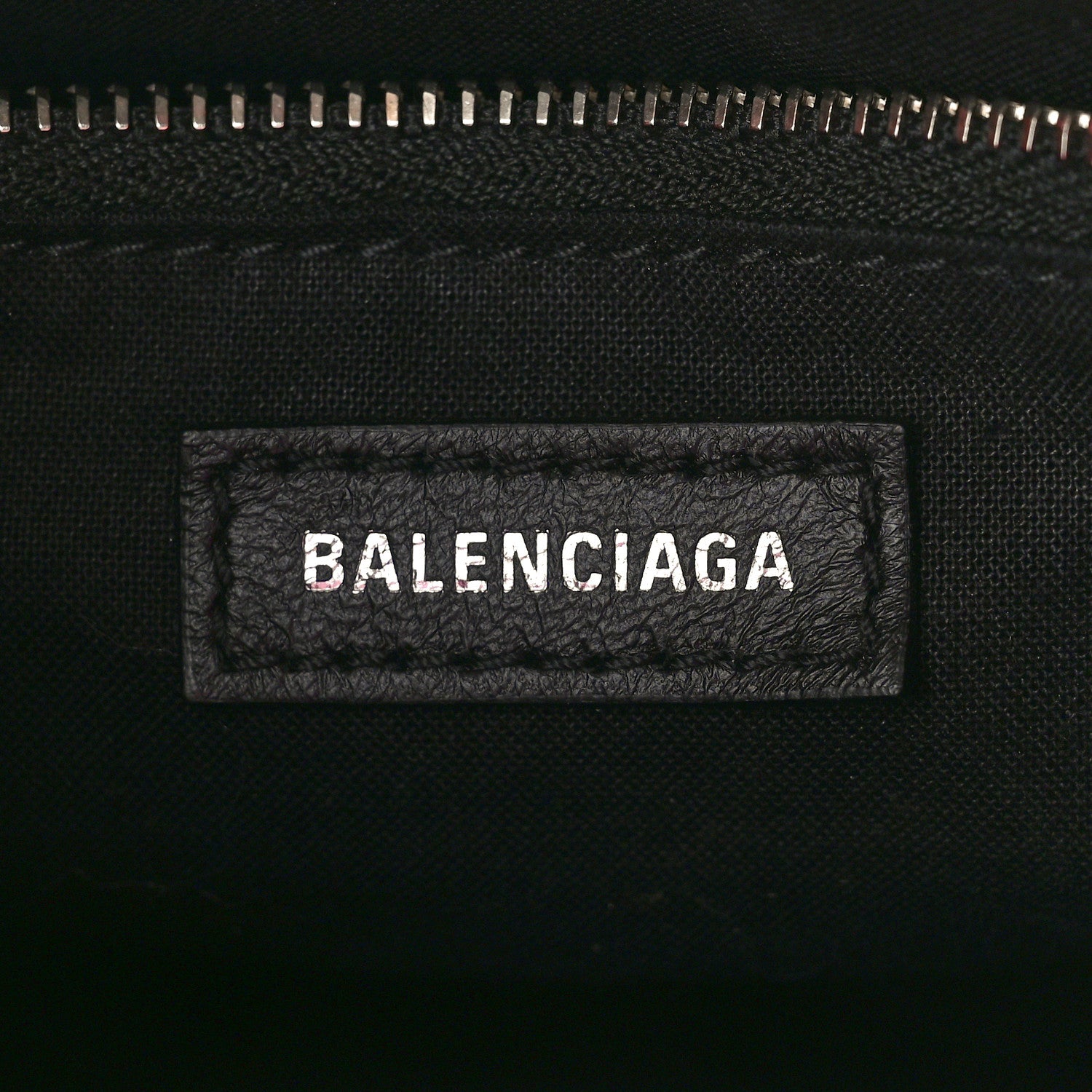 Balenciaga Shiny Supple Calfskin Crocodile Embossed Classic Silver Hardware Mini City Baby Pink 7 of 11