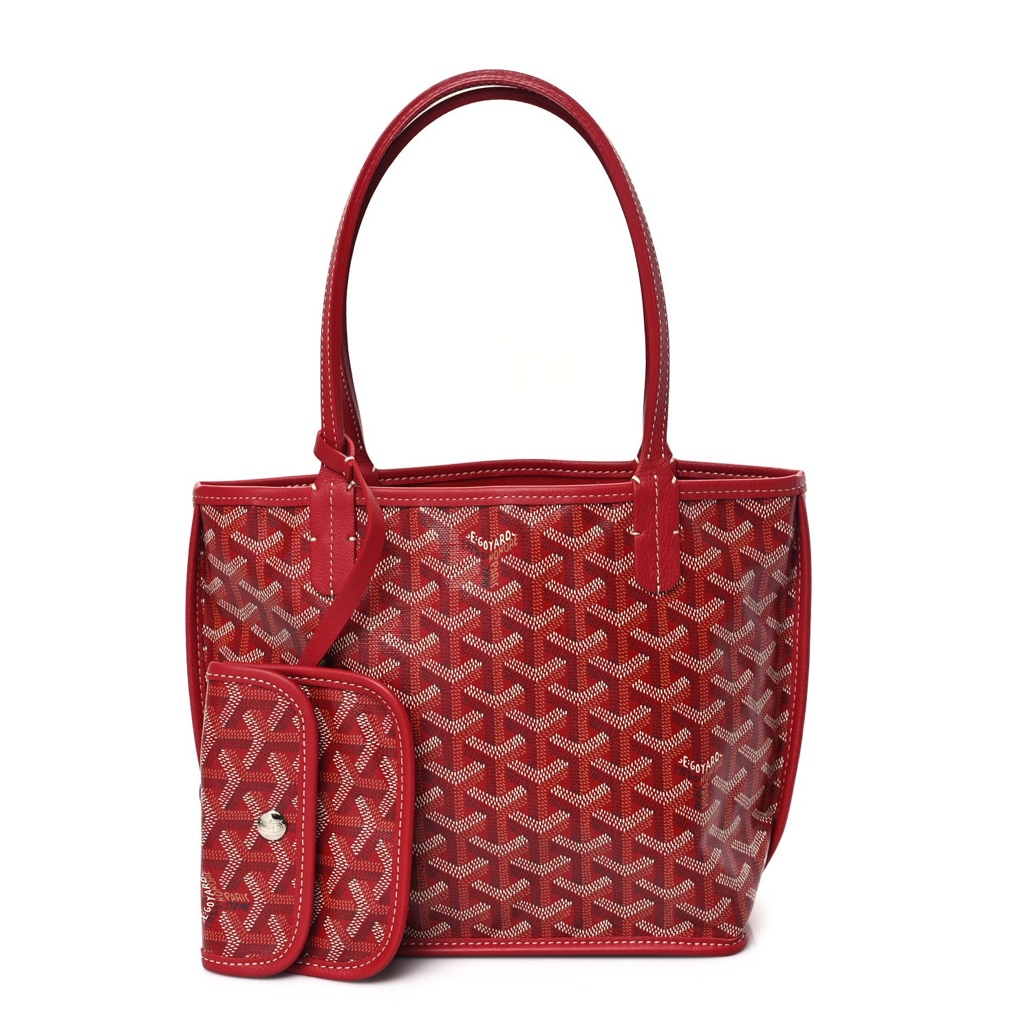 Goyard Goyardine Reversible Mini Anjou Red 4 of 16